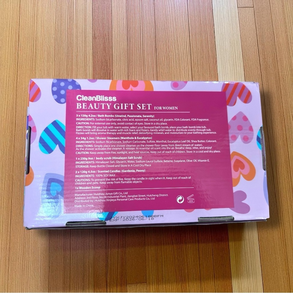 CleanBliss|Luxury Spa Gift Set Shower Steamers, Bath Bombs, Candles & Body Scrub - Picture 7 of 12